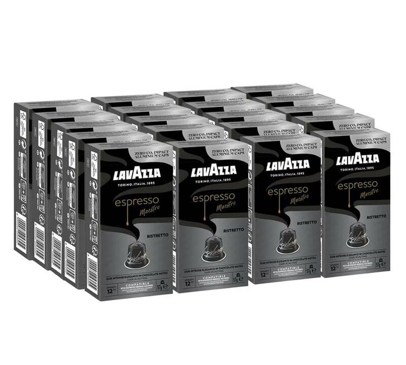 Espresso Maestro Ristretto Lavazza Nespresso&reg; Compatible Pods x 200 image number 0