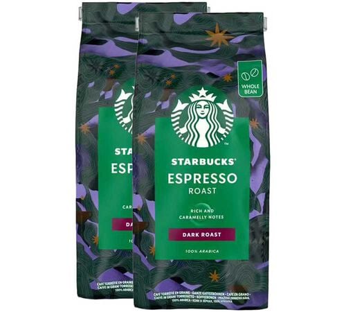 2 x 450 g - Caf&eacute; en grain - Espresso Roast - STARBUCKS