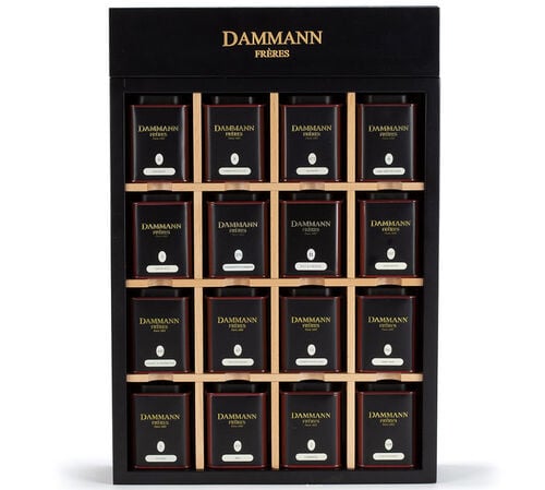 Coffret Bois My Little Boutique - Vrac 16 x 30 g et 1 infuseur - DAMMANN FR&Egrave;RES