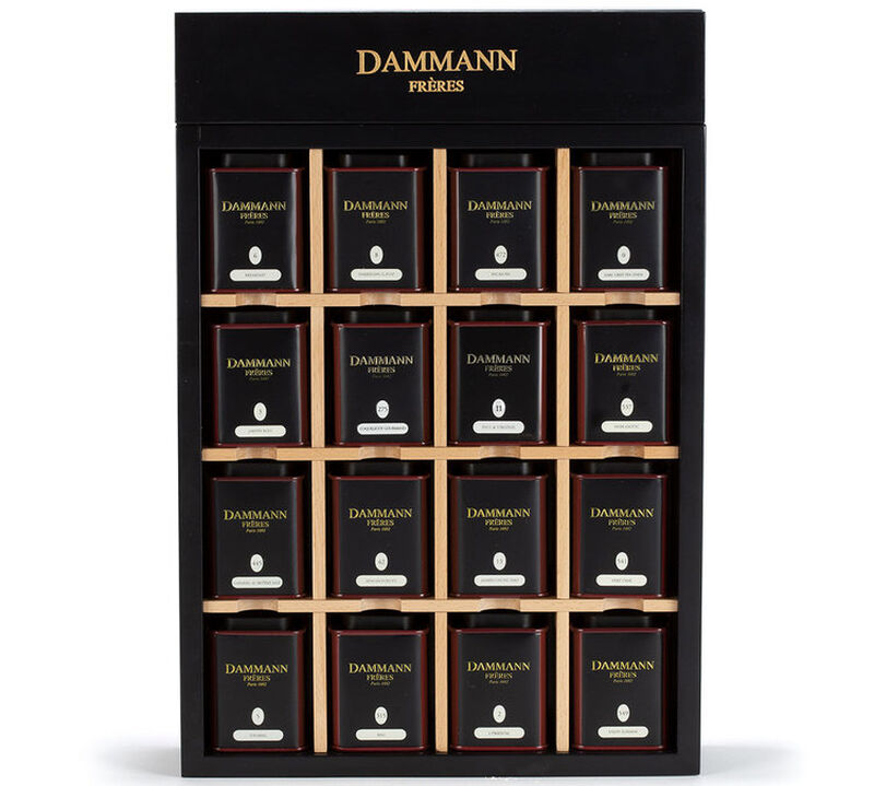 Coffret Bois My Little Boutique - Vrac 16 x 30 g et 1 infuseur - DAMMANN FR&Egrave;RES image number 0