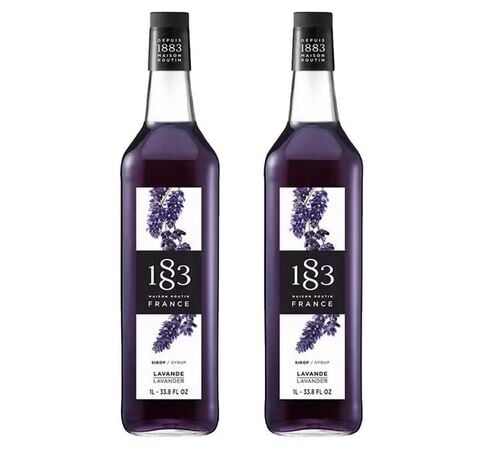 Sirop 1883 Routin Lavande - Bouteille Plastique - 2 x 1 L