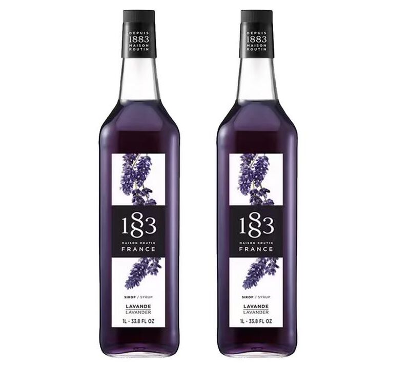 Sirop 1883 Routin Lavande - Bouteille Plastique - 2 x 1 L image number 0