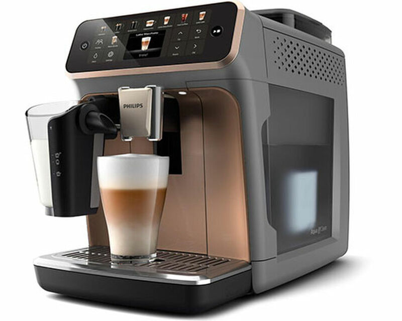 Philips - Macchina da caff&egrave; espresso automatica - SilentBrew EP5544/80 LatteGo - Silver e Rosa image number 1