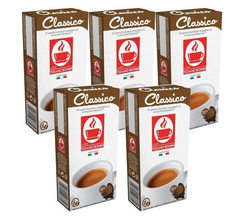 Caff&egrave; Bonini Classico capsules compatible with Nespresso&reg; x50 image number 0