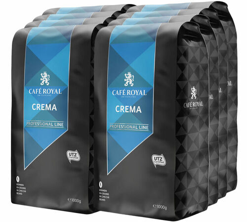 8 kg Caf&eacute; en grain Crema - Cafe Royal