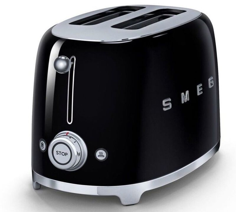 Smeg 2-Schlitz-Toaster schwarz image number 1