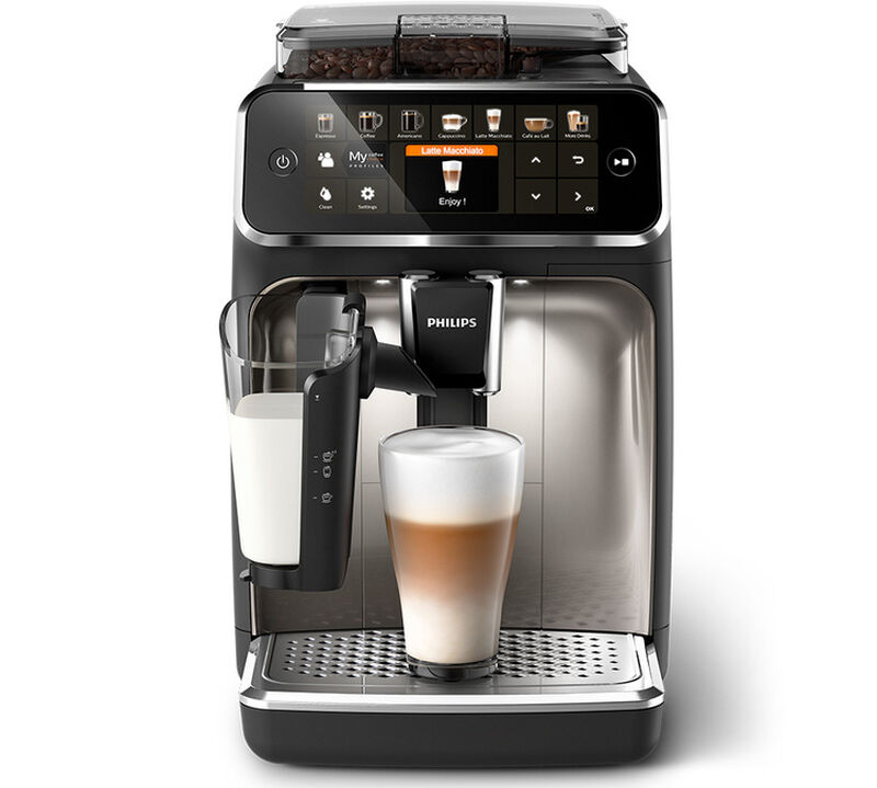 PHILIPS Macchina Espresso Serie 5400 EP5447/90 LatteGo Cromata image number 1
