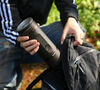 OutIn Fino Portable Electric Coffee Grinder - Tundra Brown image number 3