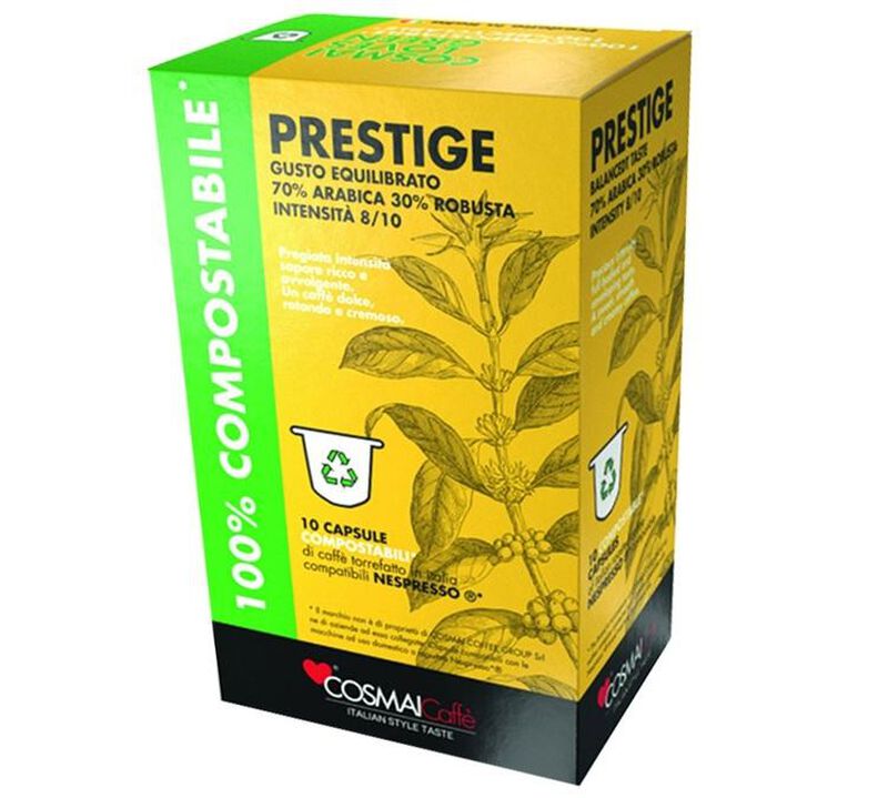 50 Nespresso* Original Compatible Capsules Prestige &ndash; COSMAI CAFFE image number 1