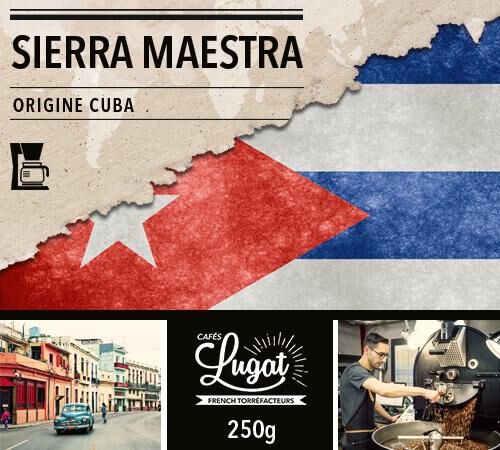 Ground coffee for Hario/Chemex coffee makers : Cuba - Sierra Maestra - 250g - Caf&eacute;s Lugat