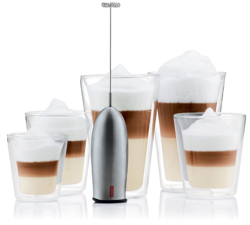 Bodum Milk Frother SCHIUMA Stainless Steel image number 1