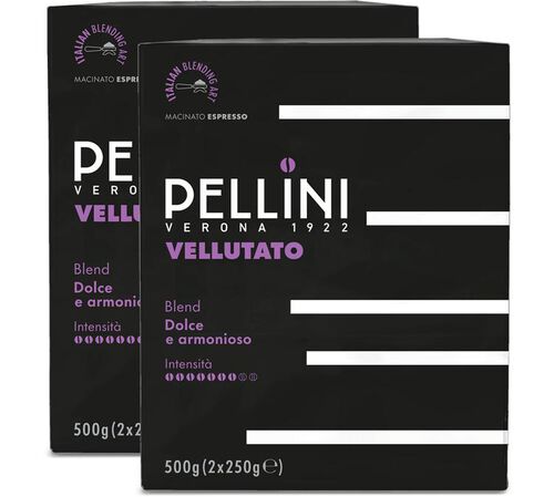 Pellini Ground Coffee Vellutato - 4 x 250g