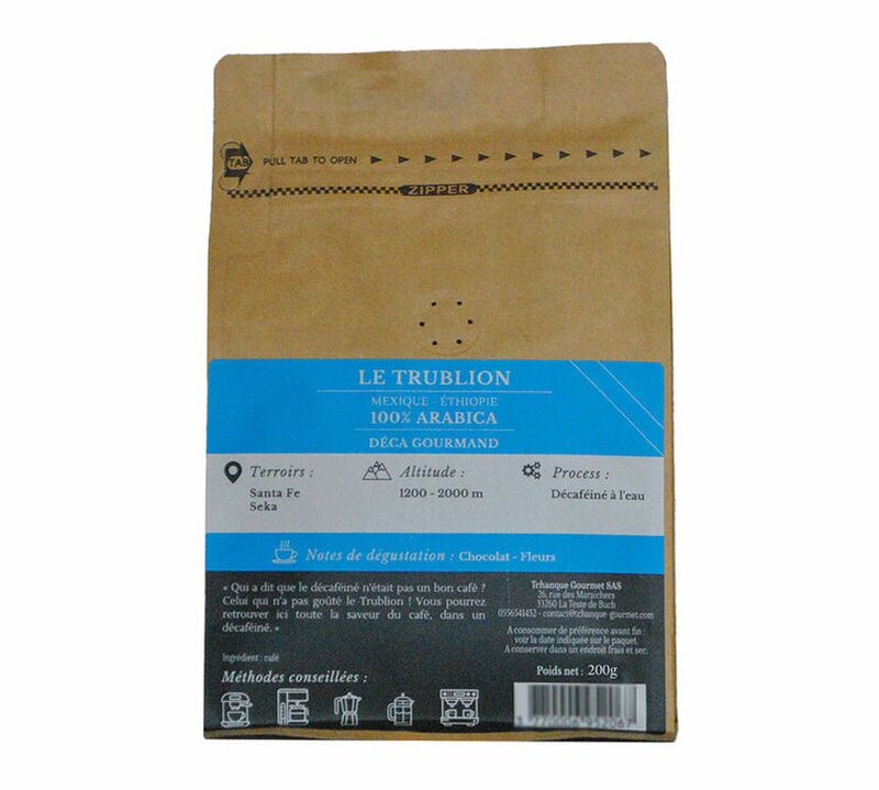200 g - Caf&eacute; en grain - Le Trublion D&eacute;ca - CAF&Eacute;S TCHANQU&Eacute; image number 1