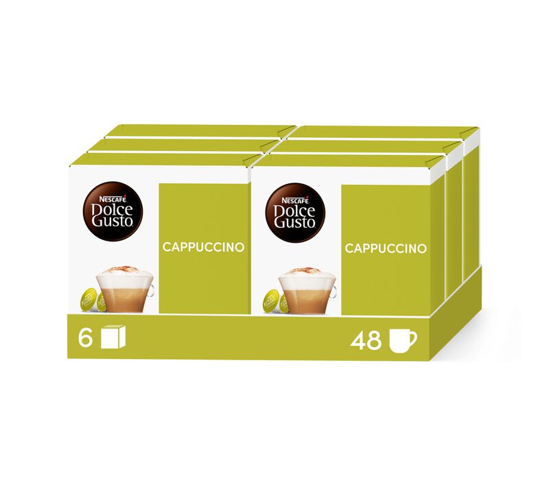 96 Cappuccino Pods - NESCAFE* DOLCE GUSTO* image number 0