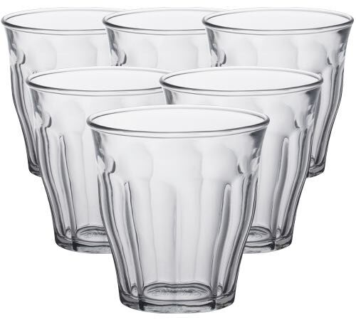 Duralex Picardie Glasses - 6 x 20cl