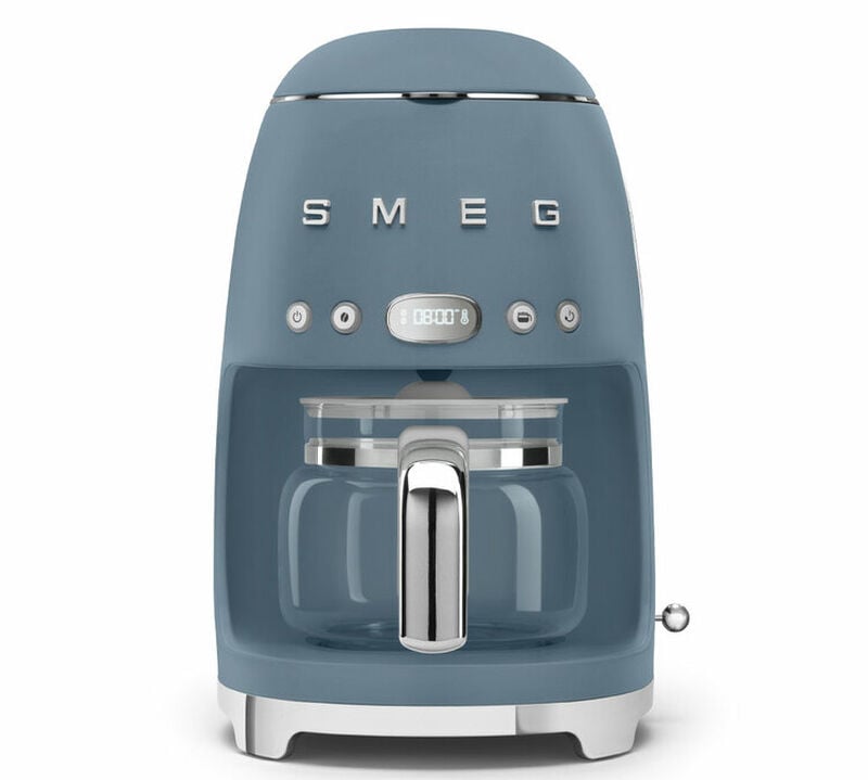 Cafeti&egrave;re filtre programmable SMEG bleu orage DCF02SBMEU image number 0