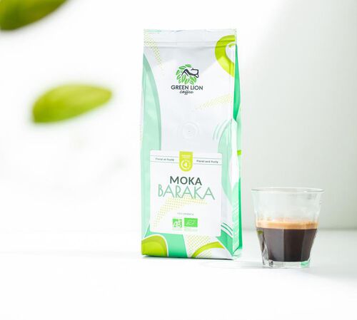 Green Lion Coffee Ethiopie Moka Baraka - 1kg - Grains image number 2