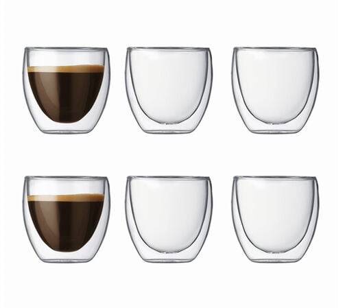 Bodum Set of 2 Pavina Glasses - 8cl