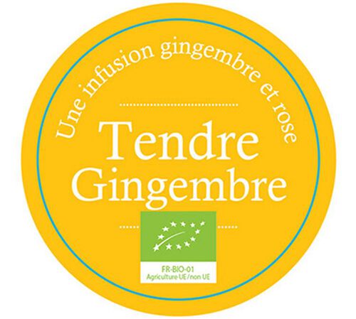 Organic Ginger infusion - Loose leaf - 100g - Comptoir Fran&ccedil;ais du Th&eacute; image number 1