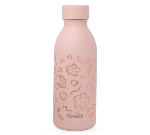 Gourde isotherme icon Moani rose pastel - 50 cl - QWETCH