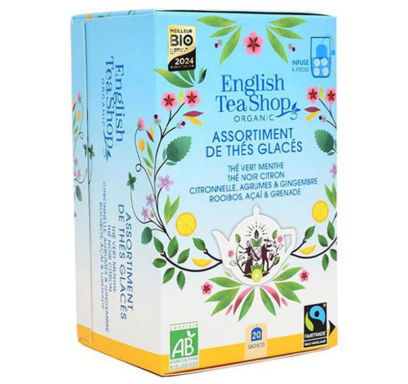 Organic Iced Tea Selection Pack by English Tea Shop x 20 Tea Bags image number 4