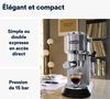 Machine expresso DELONGHI Dedica EC695.M inox bross&eacute; image number 6