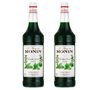 Sirop Monin - Menthe - 2 x 1L image number 0