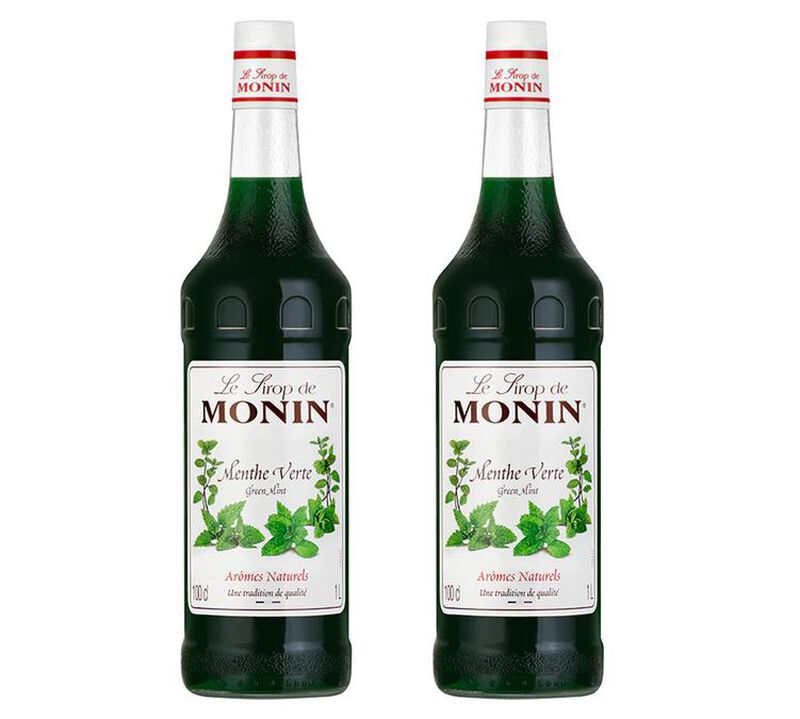 Sirop Monin - Menthe - 2 x 1L image number 0
