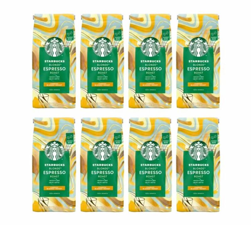 Starbucks Coffee Beans Blonde Espresso Roast - 8 x 450g image number 0