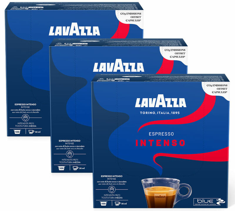 Lavazza Blue Espresso Intenso capsules x 300 Lavazza coffee pods image number 1
