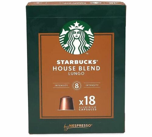 18 Nespresso* Original kompatible Kapseln House Blend &ndash; STARBUCKS
