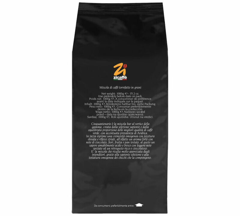 Zicaff&egrave; - Caff&egrave; in grani - Cinquantenario 1 kg image number 2