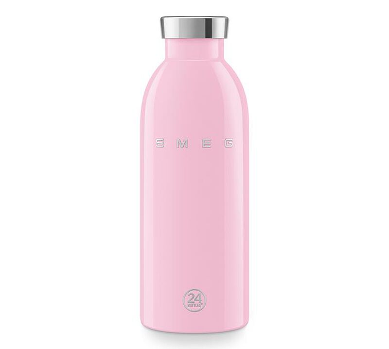 Bouteille isotherme double paroi rose WBF01PK - Ann&eacute;es 50 - 50 cl- SMEG image number 0