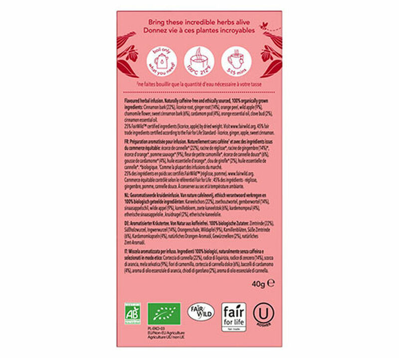 Infusion pomme sauvage et cannelle Bio - 6 x 20 sachets - PUKKA image number 2