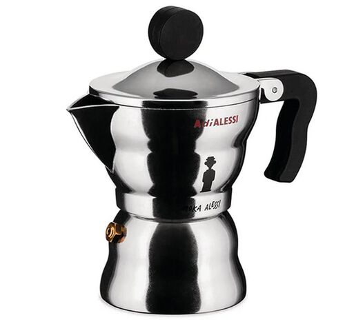 Alessi Moka Coffee Maker designed by Alessandre Mendini - 6 cups image number 2