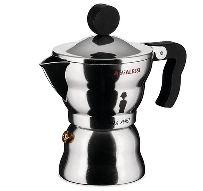 Alessi Moka Coffee Maker designed by Alessandre Mendini - 6 cups image number 2