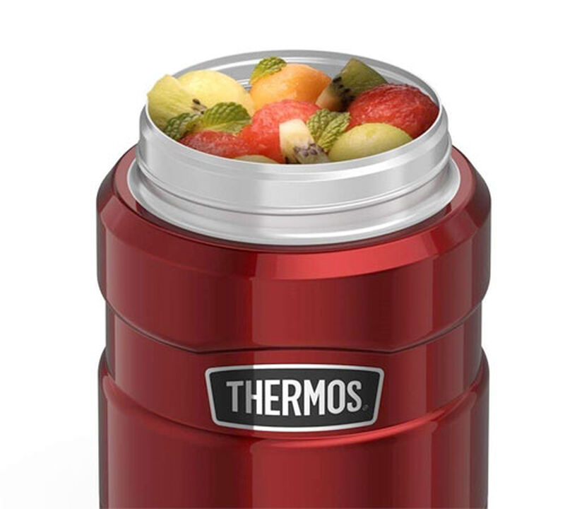 Thermos - Contenitore termico in acciaio inox Thermos King rosso 71 cl image number 3