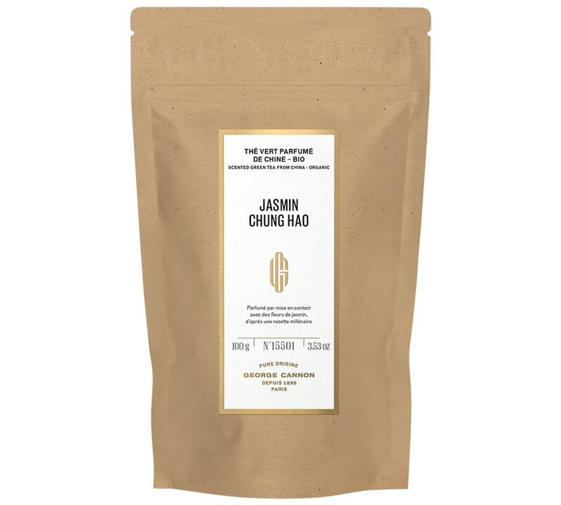 George Cannon Jasmin Chung Hao pure origin organic jasmine green tea - 100g loose leaf image number 1