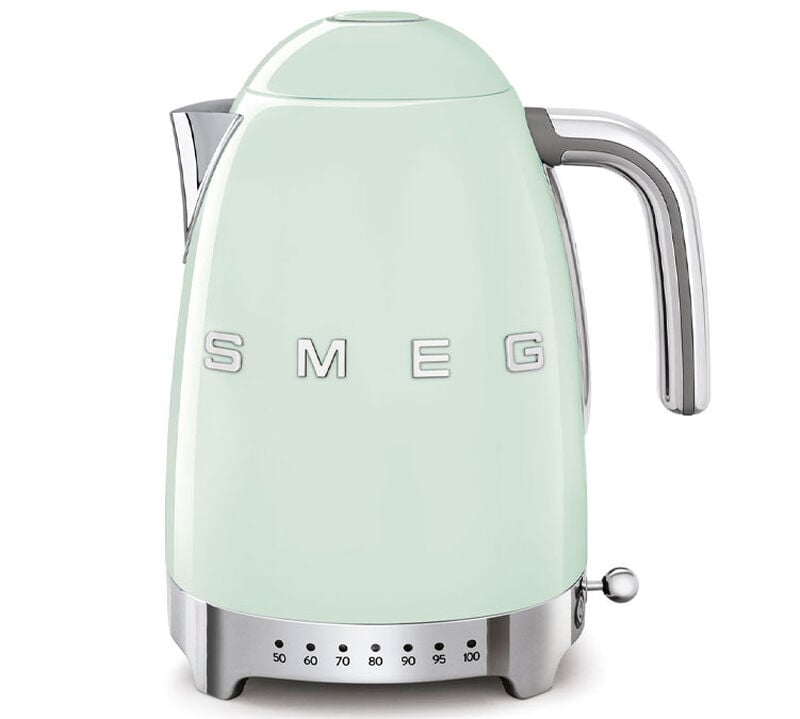 Bouilloire &agrave; temp&eacute;rature r&eacute;glable KLF04PGEU Vert d'eau 1,7 L - SMEG image number 0