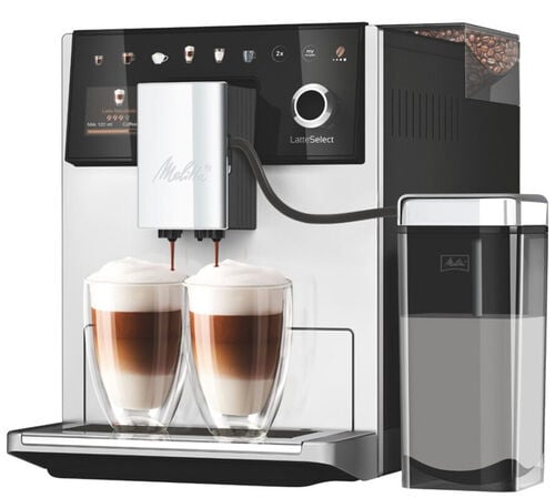 Expresso Broyeur MELITTA LatteSelect&reg; 630-211 Argent