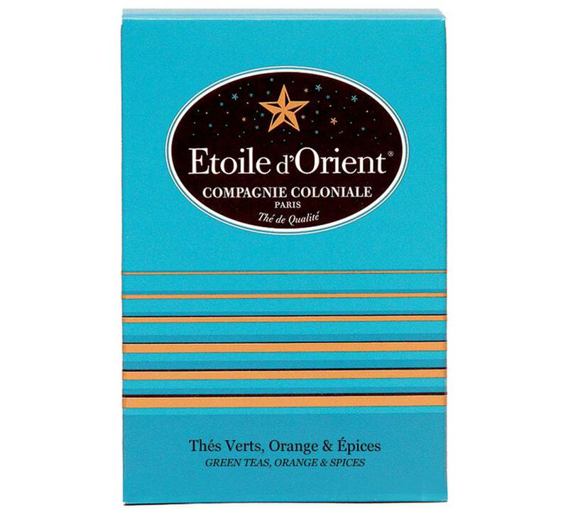 '&Eacute;toile D'Orient' flavoured green tea - 25 pyramid bags - Compagnie Coloniale image number 0