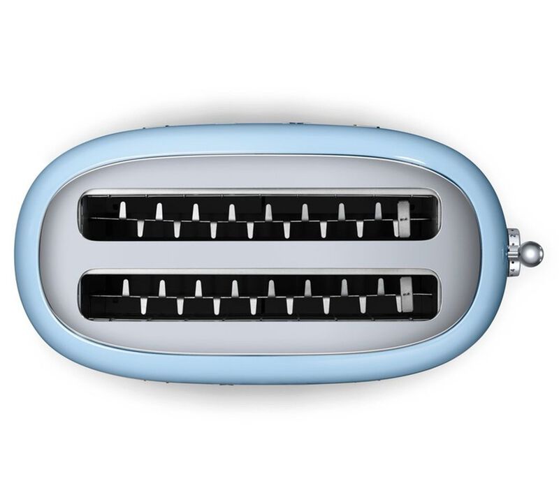 Grille-pain TSF02PBEU 4 tranches Bleu Azur - SMEG image number 3
