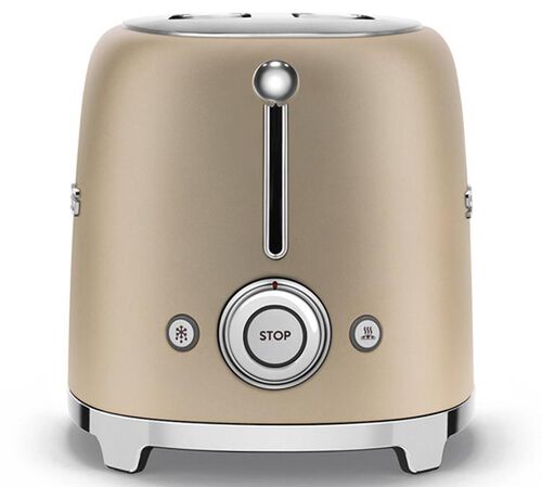 Smeg Toaster 2 Scheiben mattgold image number 2