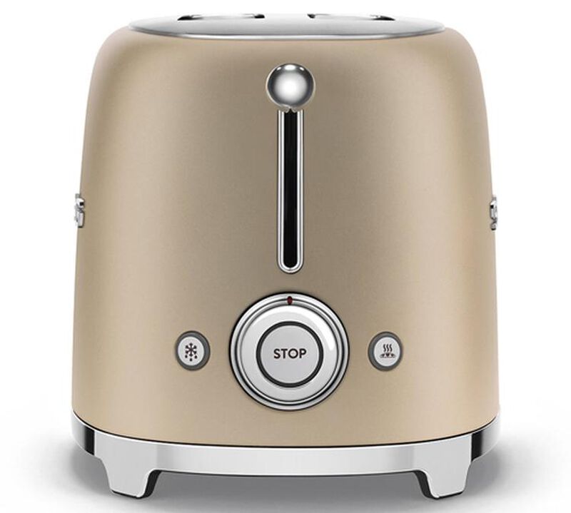 Toaster 2 tranches Ann&eacute;es 50 Chrom&eacute; - SMEG - Parfait &eacute;tat image number 2