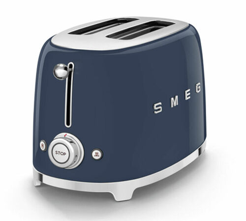 Smeg 2-Schlitz-Toaster - Marineblau image number 4