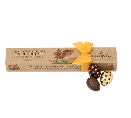 Caf&eacute;-Tasse Assorted Chocolate Eggs Reglet