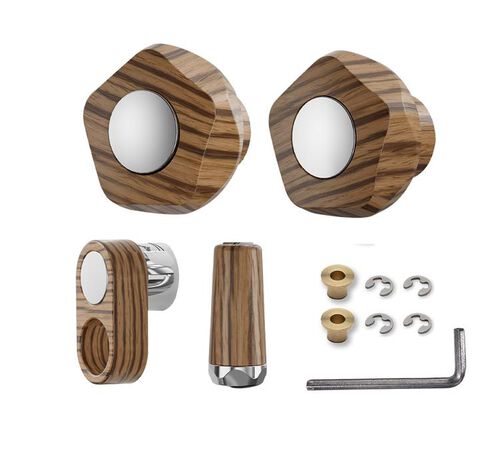 Lelit - Zebrano-Holz Zubeh&ouml;rset f&uuml;r Lelit Marax3 PL62X3