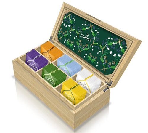 Coffret Bambou Th&eacute;s Bio - 6 x 7 sachets - PUKKA