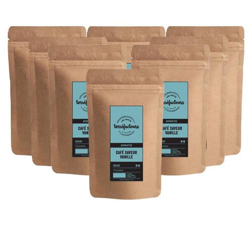 Les Petits Torr&eacute;facteurs - Caff&egrave; in grani gusto vaniglia 1 kg