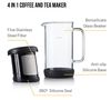 Barista&Co One Brew Coffee and Tea Infuser Black image number 3